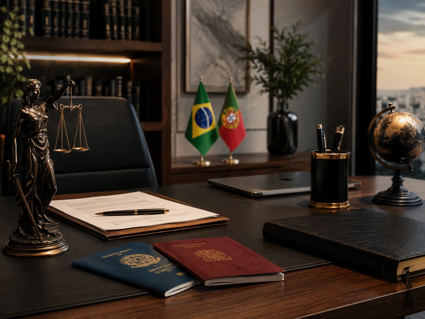 Documentos jurídicos e imigração Brasil Portugal